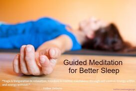 deep relaxation with yoga nidra at the end of yoga class